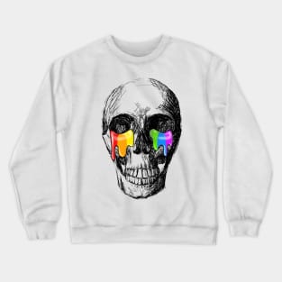 Skull rainbow Crewneck Sweatshirt